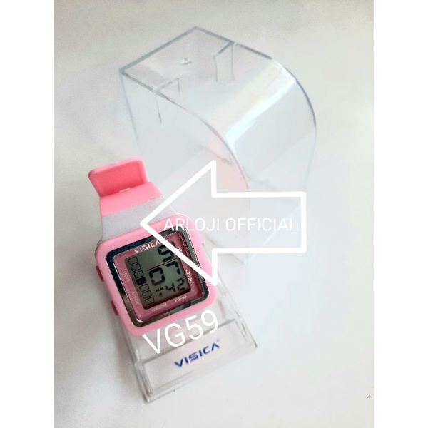 JAM TANGAN PRIA DAN WANITA VISICA SEGI VG32 ORIGINAL WATER RESIST