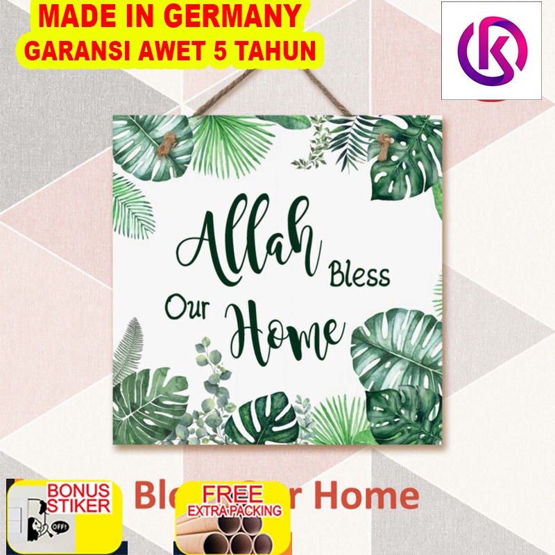 

Murah Hiasan Dinding - BLESS OUR HOME - Gantungan Pajangan Rumah - Sign