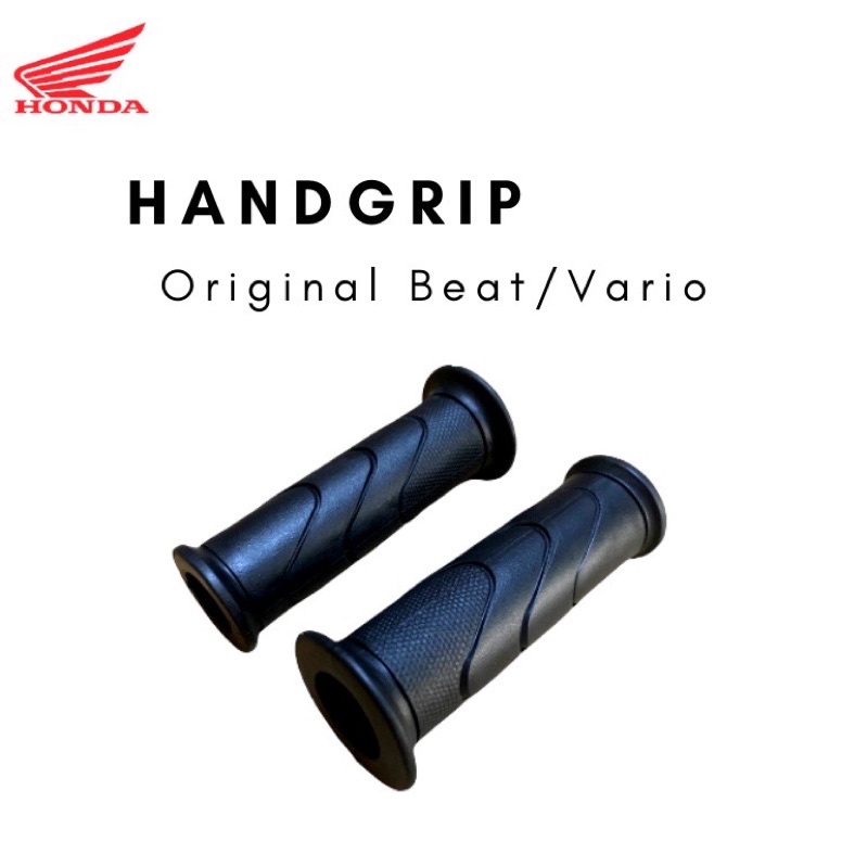 HANDGRIP STANDAR MODEL HONDA ORI HITAM HANDFAT / SARUNG GAS HONDA UNIVERSAL BEAT VARIO SCOOPY SPICY REVO SUPRA DLL