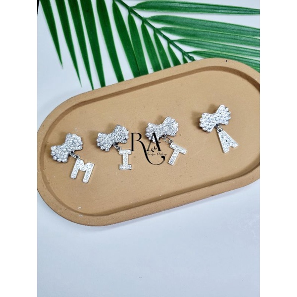 Bros Hijab Huruf Bros Jilbab Inisial Nama - Bros Jilbab Mini Huruf