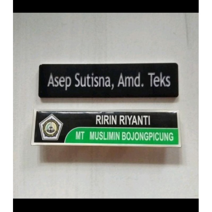 

Nametag#papannama#akrilik