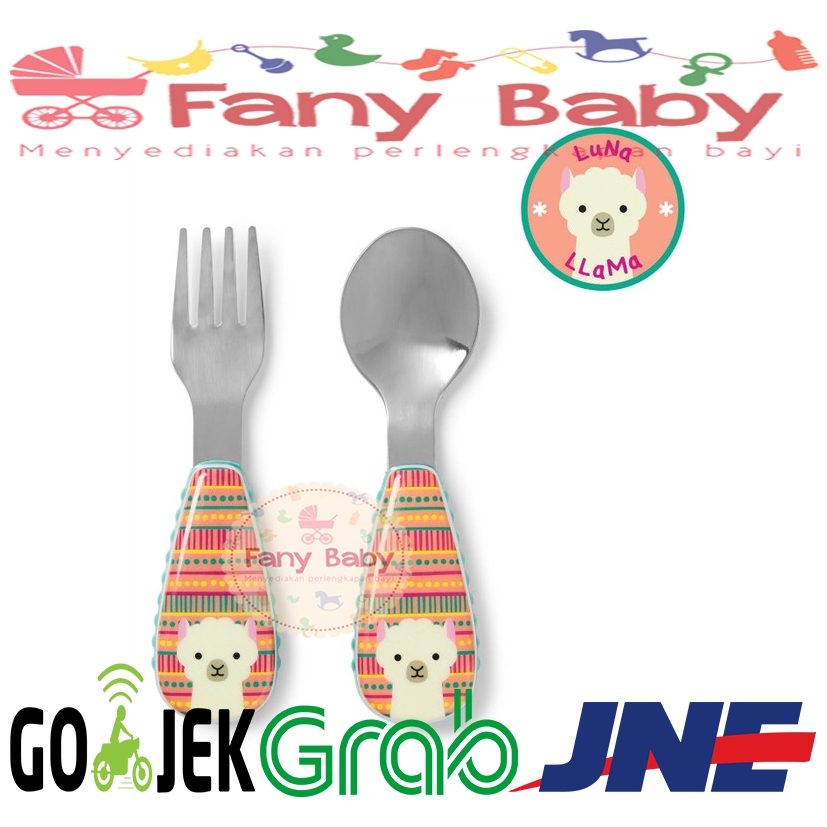 SKIP HOP ZOO UTENSILS FORK &amp; SPOON SET