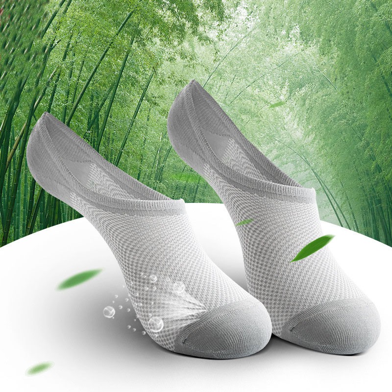 kaos kaki pria serat arang bambu Kaus Kaki Hidden Socks (UNISEX)  W05