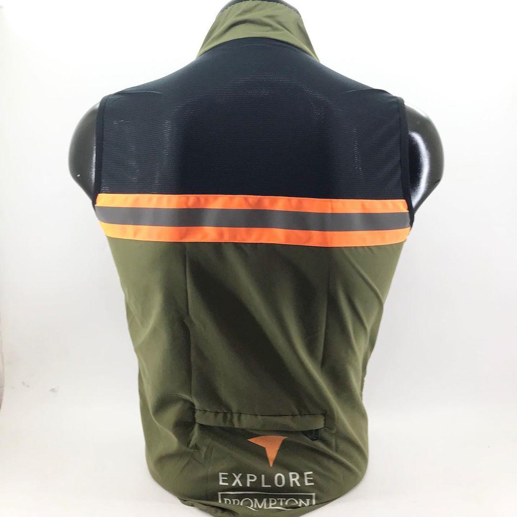 Rompi Windbreaker Explore Green Vest Lipat Jaket