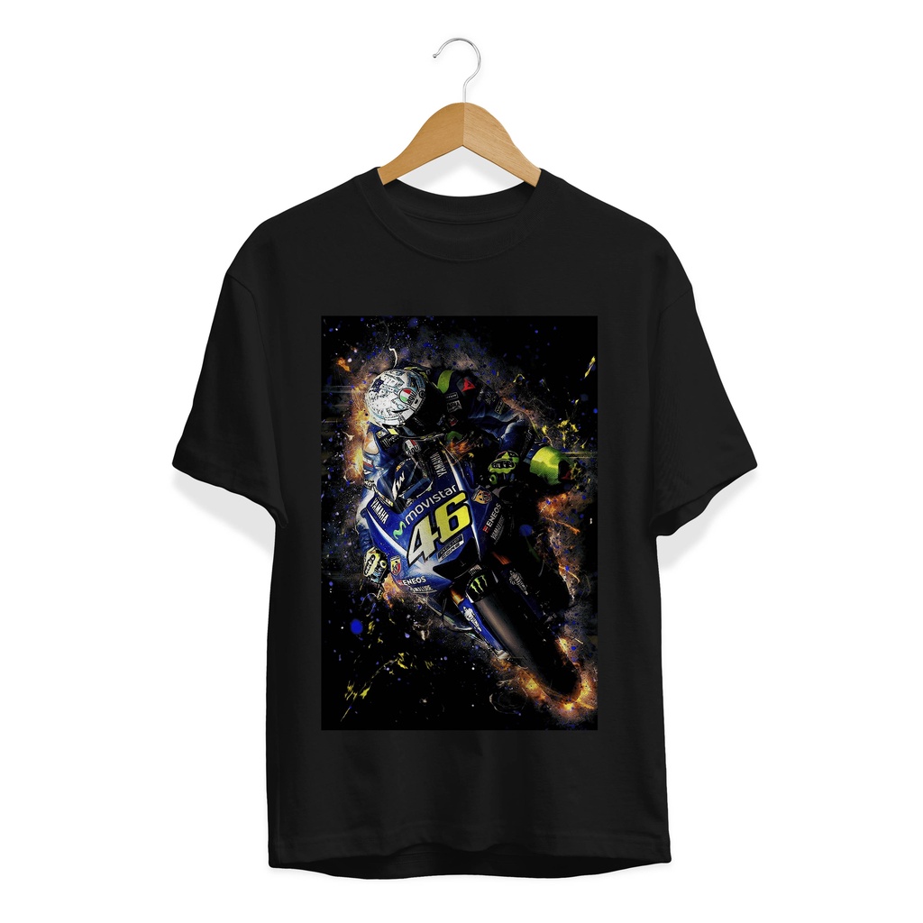 T-shirt Kaos Baju Distro MOTO GP VALENTINO ROSSI
