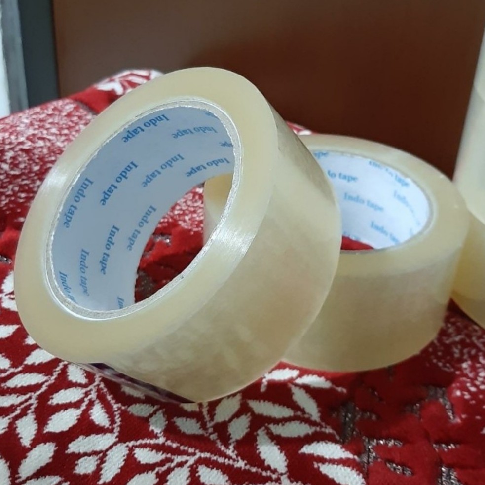 

LAKBAN Bening Dan Coklat 45mm X 100meter INDOTAPE KUALITAS DAIMARU