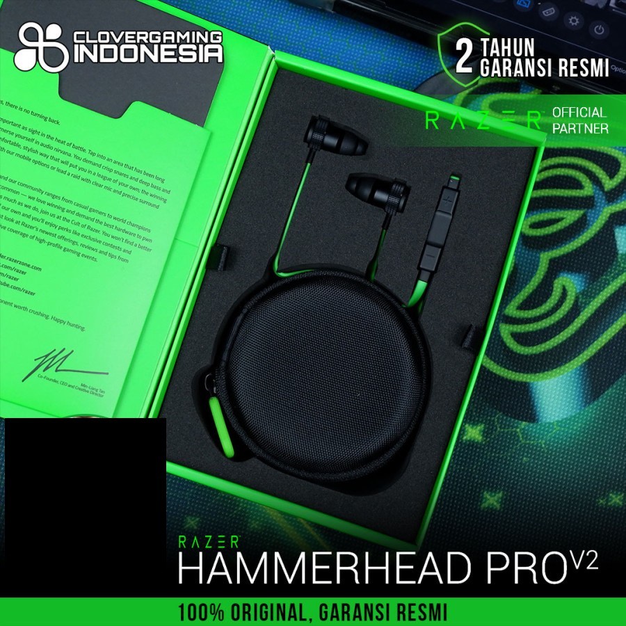 Razer Hammerhead Pro V2 IEM Gaming Headset Earphone