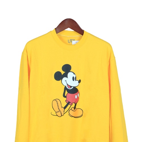 Jaket Crewneck UNIQ X DISNEY MICKEY MOOUSE – Yellow Edition Trendy Casual Unisex Good Brand Quality