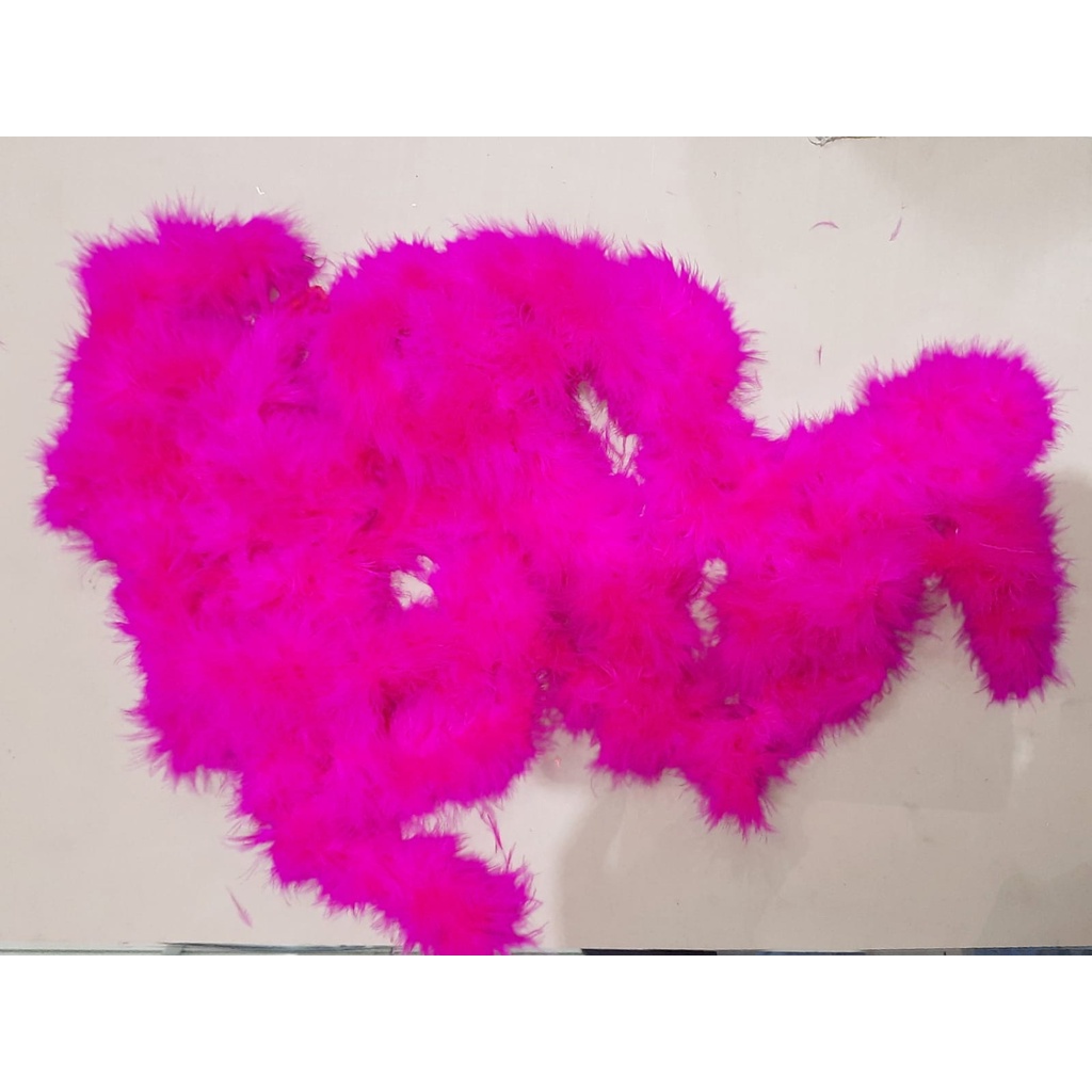 Renda Bulu-Bulu / Bulu ayam halus renteng