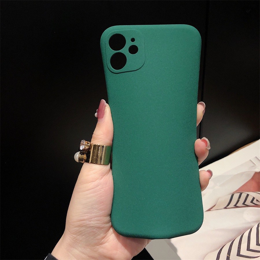 Soft Case Iphone 11 Iphone Pro Iphone 11 Pro Max dan Iphone 12 Iphone 12 Mini Iphone 12 Pro Iphone 12 Pro Max Slim Matte Silicon Sandstone