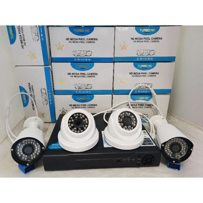 PAKET CCTV 4CH 5MP 1080P MURAH BAGUS GARANSI )