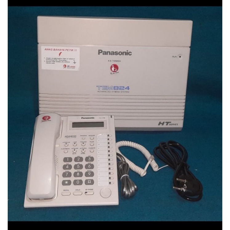 MESIN PABX PANASONIC KX-TES 824 / KX-TEM 824 3 LINE 8 EXTENSION SECOND SPESIAL