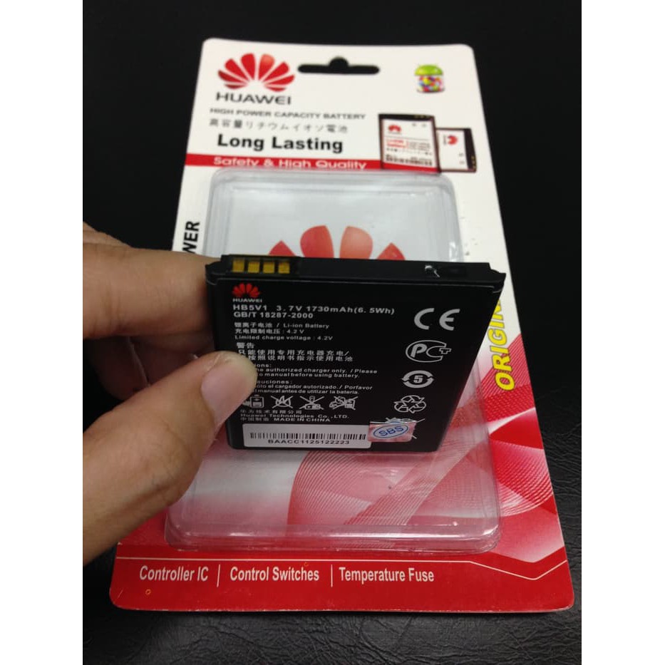 [termurah] Baterai Huawei Hb5v1 For Gojek Y3 Y5 Batik Y300 Y336 1730Mah Original