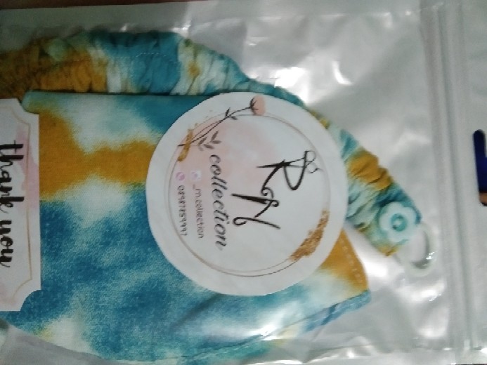 Masker Hijab Tie Dye & Sudah Termasuk Tali Hijab ( Cod )