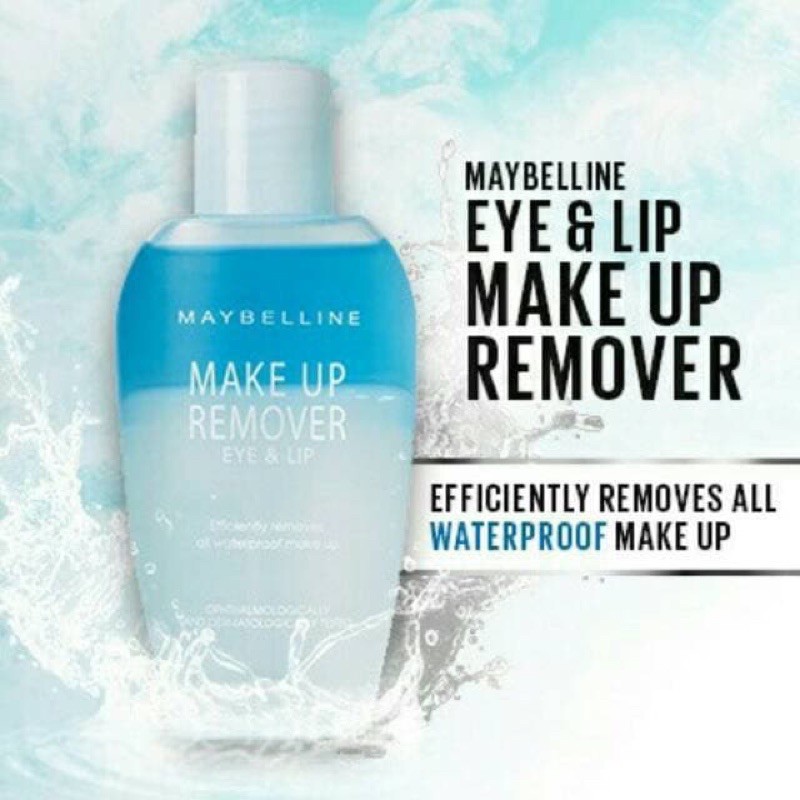 ❤ jselectiv ❤ MAYBELLINE Eye Lip Make Up Remover - 70ml | Pembersih Make Up MAYBELLINE