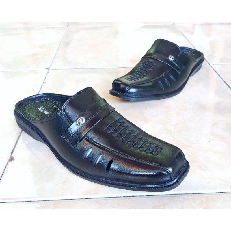 Sandal Sepatu Pria Formal Sepatu Selop Pantofel Cowok