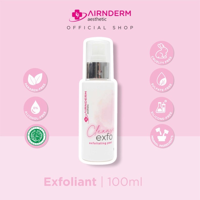 Airin Cleanser Exfoliating Peel BPOM 100%