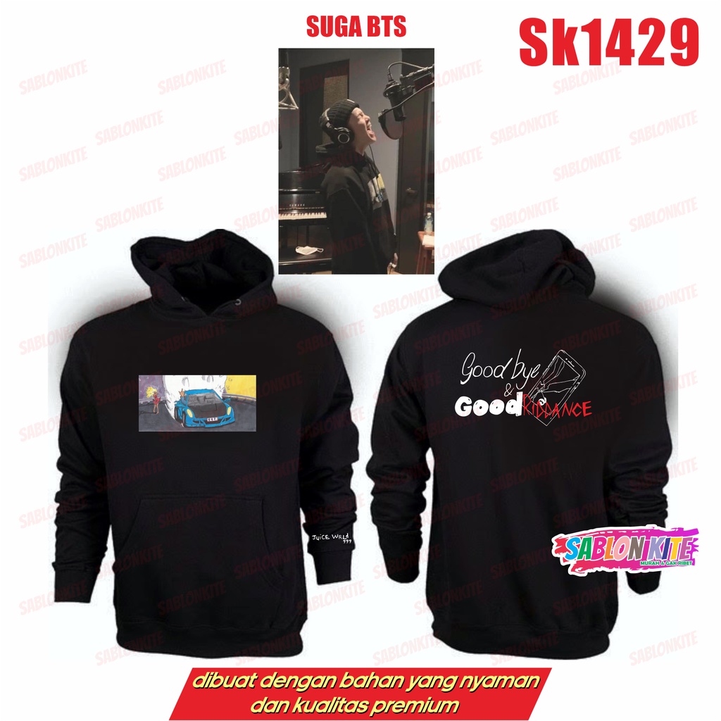 MURAH!!! SWEATER HOODIE KPOP SUGA JUICE WORLD MOBIL SK1429 UNISEX