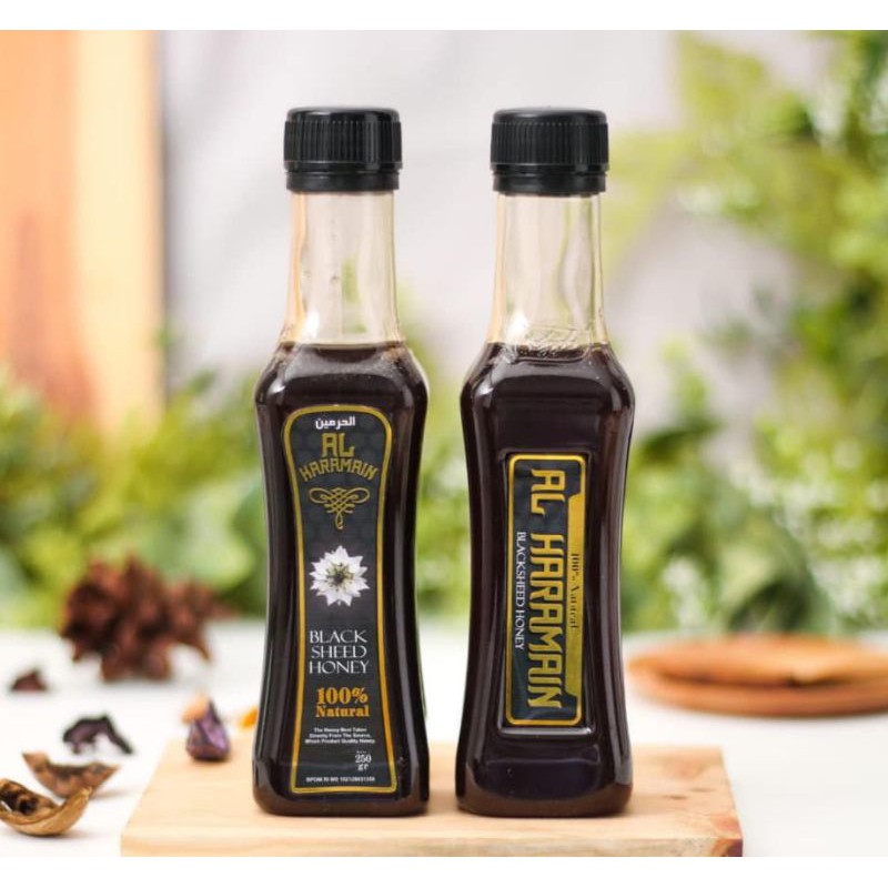

Madu al haramain 250 gram/madu black seed honey/madu habbatussaudah honey/madu mesir