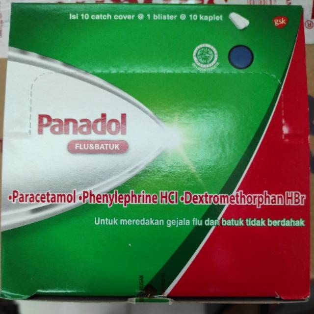 Panadol flu dan batuk / Panadol cold + flu