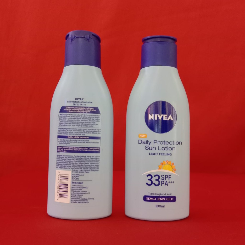 Nivea Daily Protection Sun Lotion SPF 33 100 ml