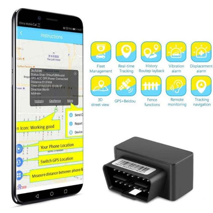 GPS G500M Obd II Gps Tracker Mobil Gsm 16 Pin Obd2