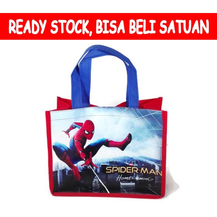 

NEW Tas Ultah Spiderman Souvenir Ulang Tahun Anak Murah Berkualitas