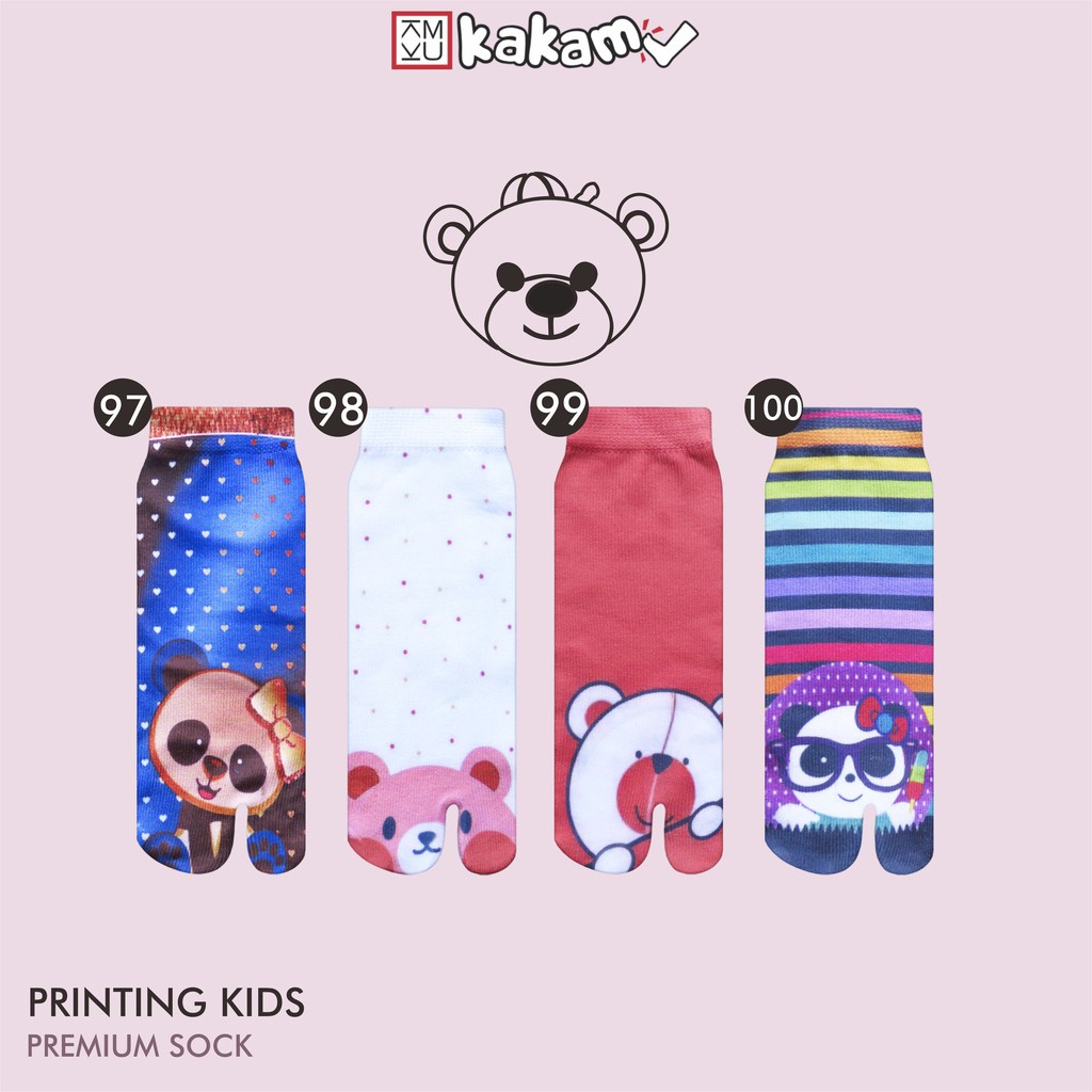 Kakamu Kaos Kaki Anak Printing Karakter 5