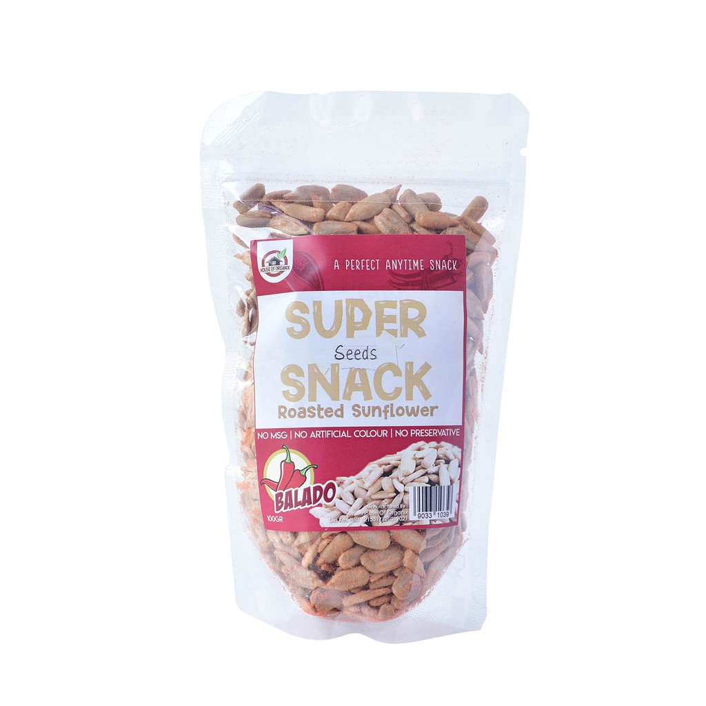 Super Seeds Snack Roasted Sunflower 100 Gr