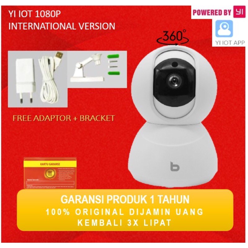 CCTV YI IOT Ip Camera 360 - CCTV YI IOT 1080p Internasional version - Kamera CCTV YI IOT Bcare