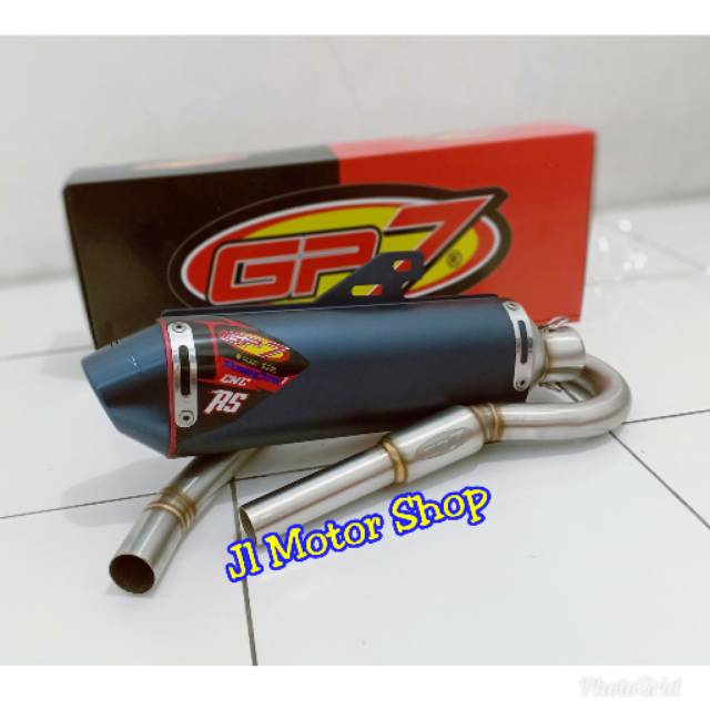 knalpot Gp7 Klx 150 DTracker CNC RS Only For Race - Knalpot Gp7 Klx D-Tracker CRF150L CNC RS Bore Up