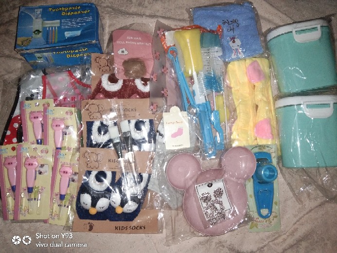 Mangkok Plastik Set Mickey Mouse Bentuk Unik Lucu Anak Murah Mmi