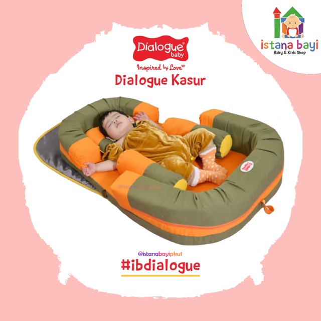 Dialogue Baby Kasur Bayi Lipat + Kelambu Deer Series DGK9111