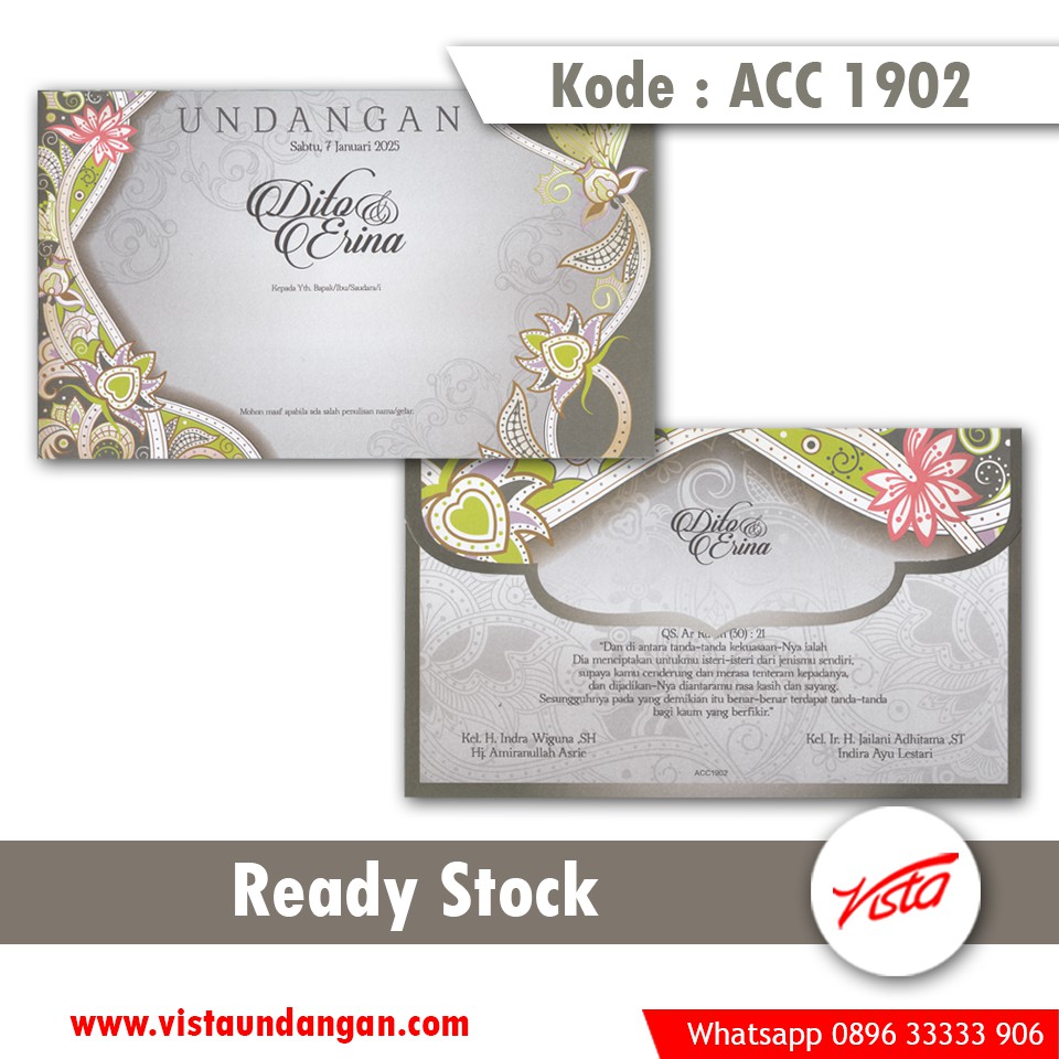 

Undangan nikah blanko Art Colours Card (ACC) 1902 DIY Print