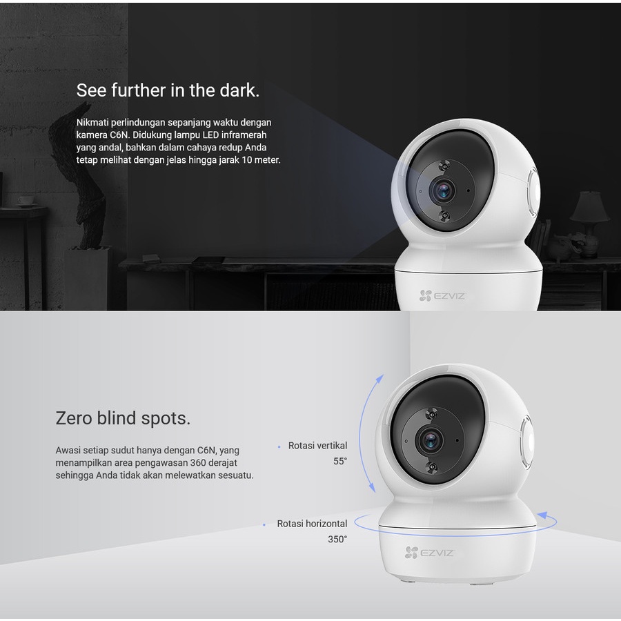 Ezviz C6N Smart Wifi Pan Tilt Camera 4MP