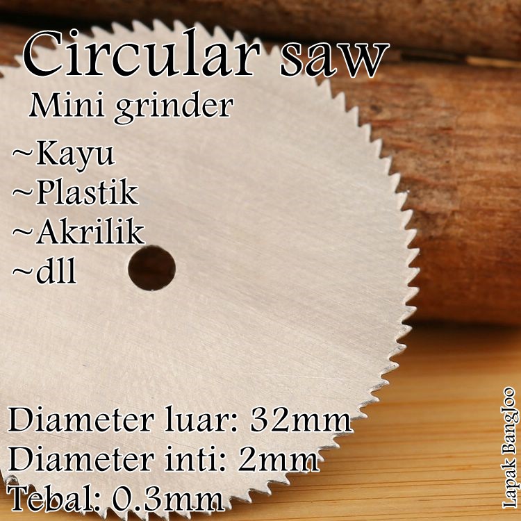 Mata Gergaji Mini Grinder Woodworking Diy Circular Saw 