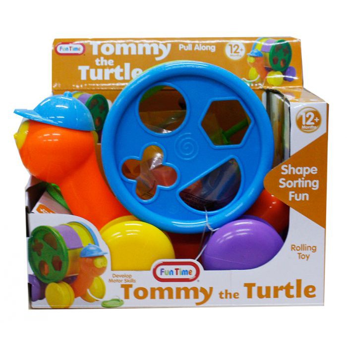 Fun time Tommy The Turtle Pull Along Ages 12m+ funtime