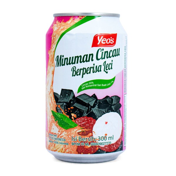 

Yeos Grass Jelly Lychee Drink / Yeos Grass Jelly Lychee Drink 300ml