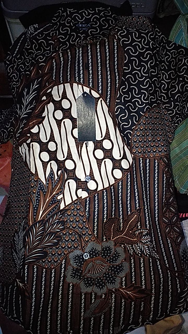 Odza Kemeja Pria Batik Lengan Panjang Modern Model Slim Fit