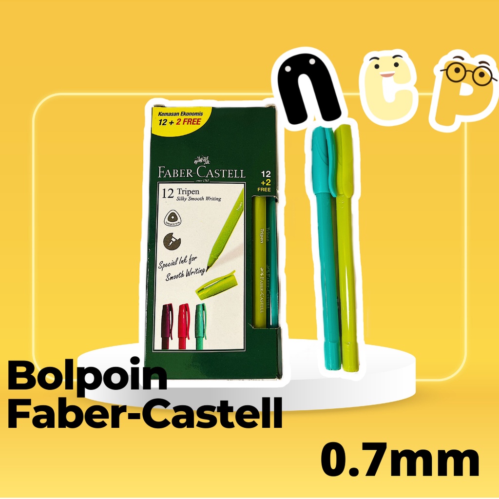 

Pulpen Faber Castell Tripen 0,7mm Mix Barrel