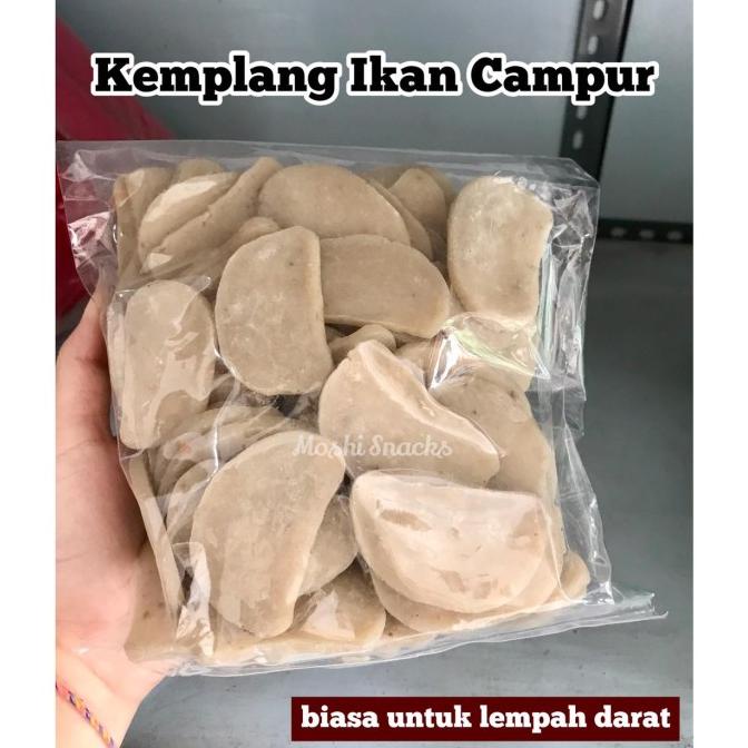 

Kerupuk Kemplang Mentah Ikan Campur Utk Lempah Darat 500Gr Asli Bangka