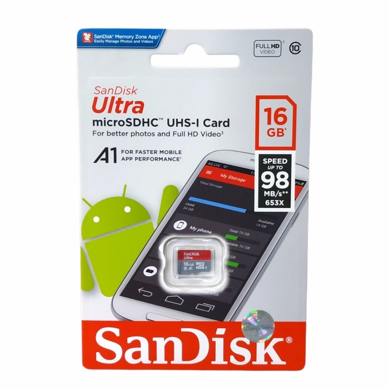 SanDisk Micro SD Ultra 16GB