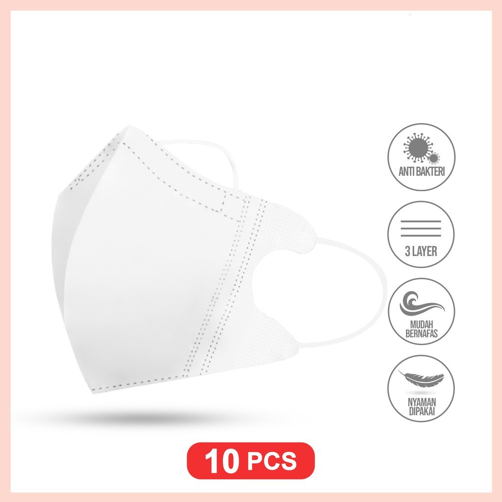 Fashion Fair - Protect You Masker Madame Gie Duckbill Face Mask – Masker Isi 10 Pcs