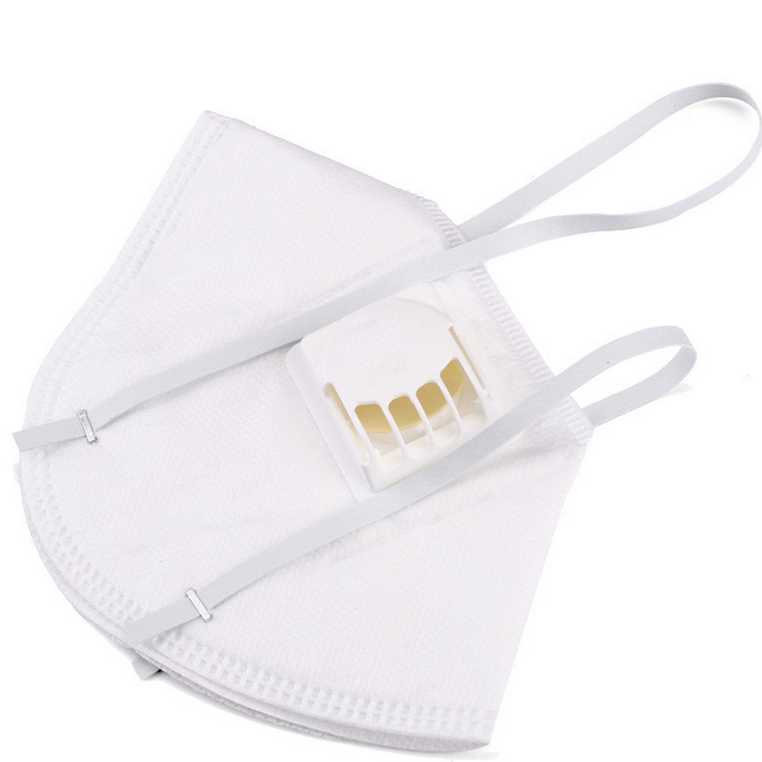 3D Masker Filter Udara Anti Polusi Respirator - 9001V-Putih