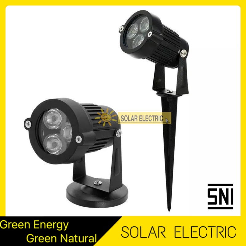 Lampu taman led / Halaman / Sorot LED / Outdoor LED 3Watt 5Watt Tancap