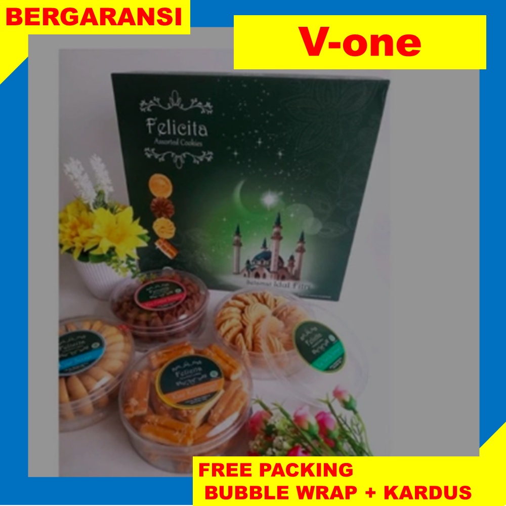 

Paket Hampers Kue Lebaran / Parcel Idul Fitri - FELICITA ISI 4