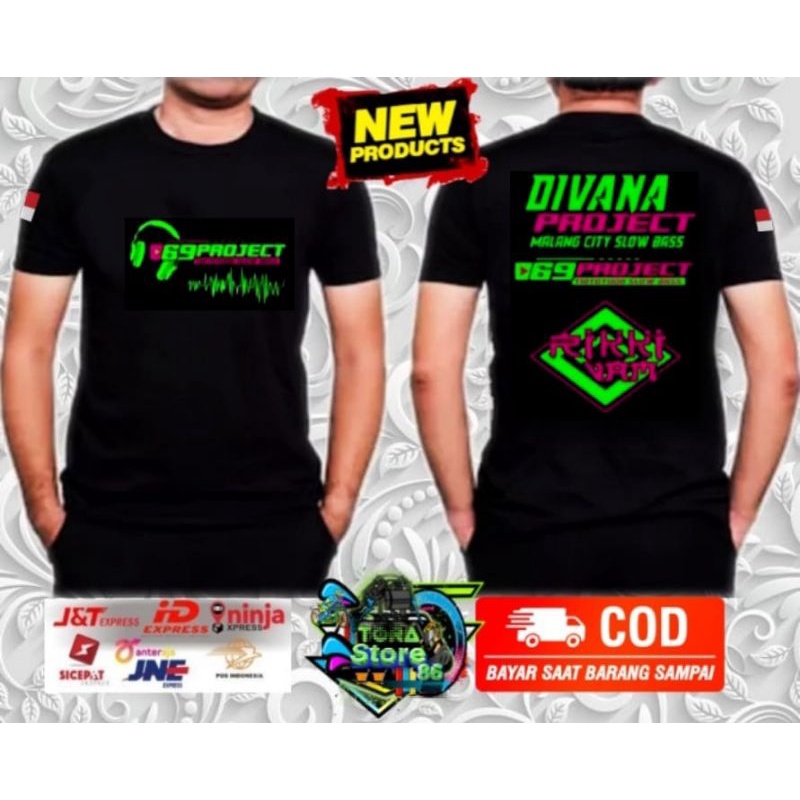Kaos Baju Lengan Pendek Divana 69 Project