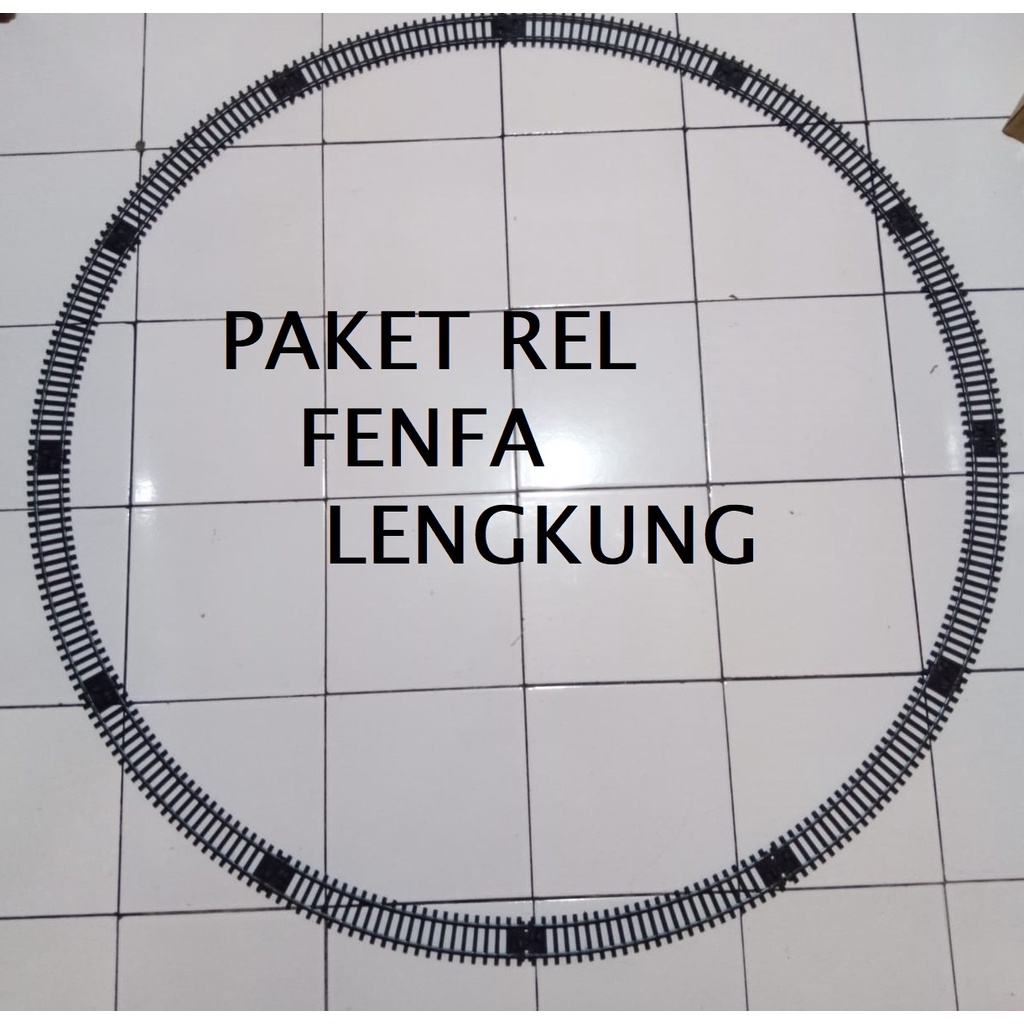 Paket Rel Kereta Api Mianan  Merek Fenfa Lengkung bentuk Lingkaran
