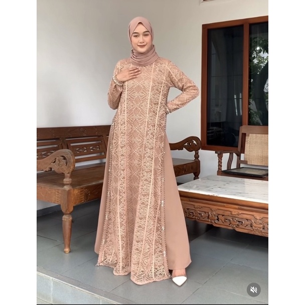 Quinnara Dress By Burgundi Kaftan Original