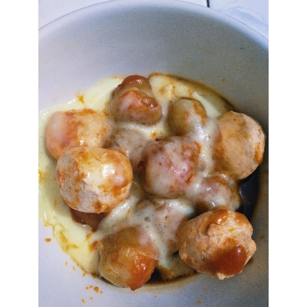 

BASO ACI/CILOK HOME MADE ISI TETELAN TOPING MOZARELLA